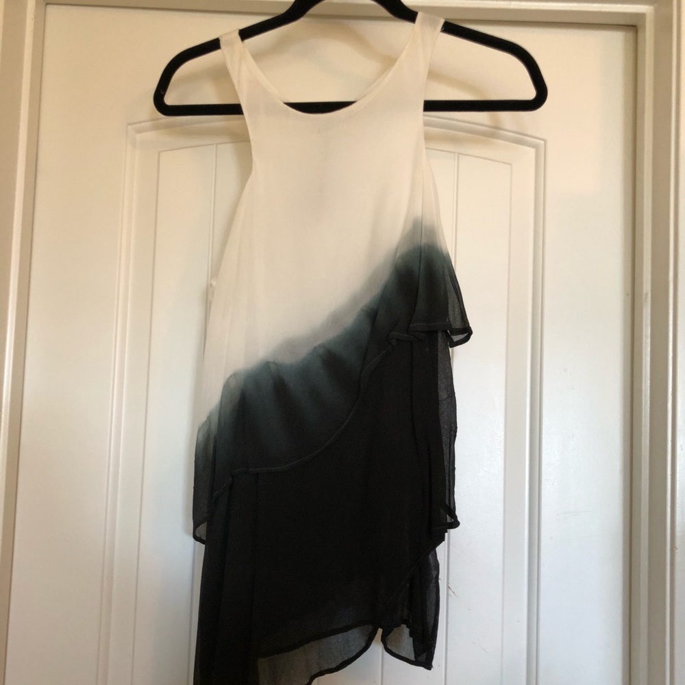 Buffalo Vintage Ombré Black & White Tank Top